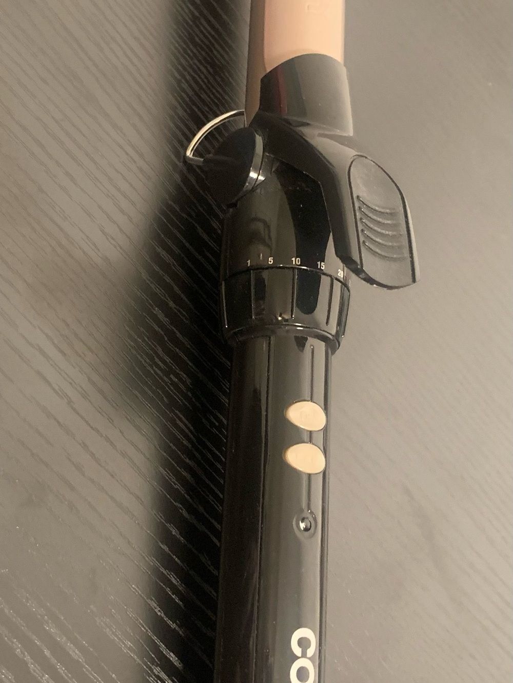 1 In Black and Rose Curling Iron - Compact Styling Wand